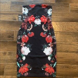 Express strapless dress